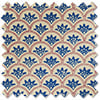 Land & Shore Dawn, Blue Red - Twist&Fit Roman Blind